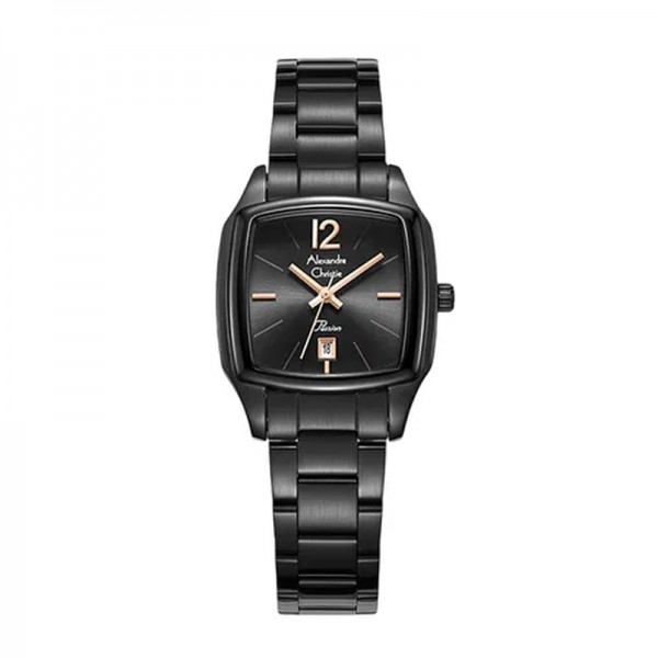 Alexandre Christie AC 2454 Full Black Rosegold Tick LDBIPBARG